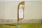 Bowbanner F shape Flag
