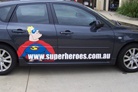 Logo & Text on 4 Doors