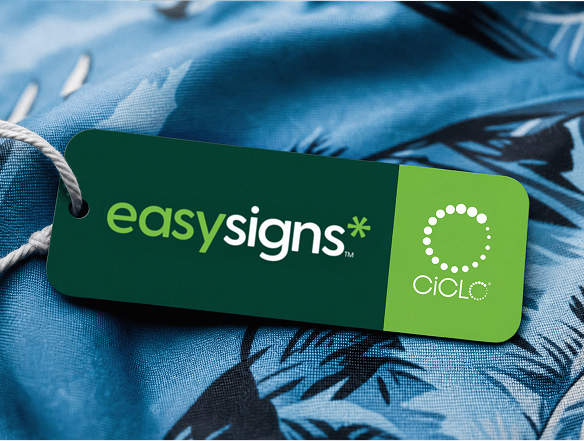 CiCLO fabric signage