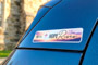 White Outdoor Custom Sticker