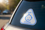 White Economy Reflective Outdoor Custom Sticker