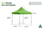Aluminium 3m x 3m Pop Up Gazebo Measurements