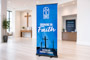 Premium Pull Up Banner with Black Base