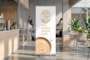Premium Pull Up Banner with Silver Base