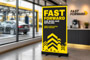 Premium Pull Up Banner with Black Base
