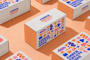 Shipping Box - White Corrugated Cardboard