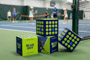 White Corrugated Cardboard Stackable Cubes with Lid