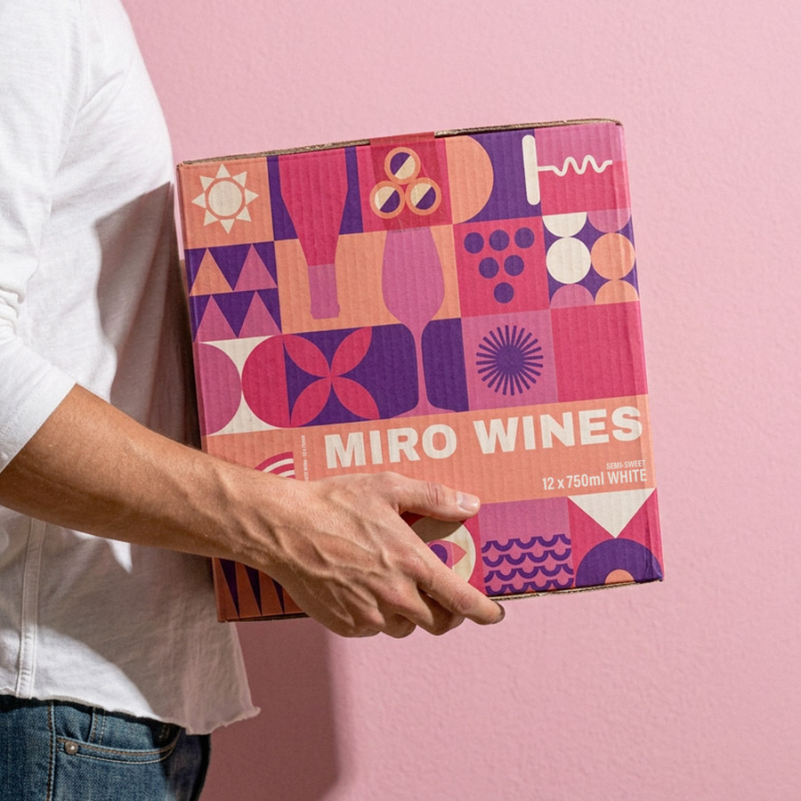 4 Bottle Mailer Box