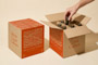 9 Bottle Wine Shipping Box - Kraft Corrugated Cardboard