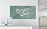 Acrylic Reception Sign - 1200mm W x 800mm H