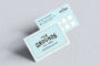 310gsm Essential Full Colour Double Sided Business Cards with Square Corners