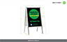 Changeable Snap A-frame Sandwich board