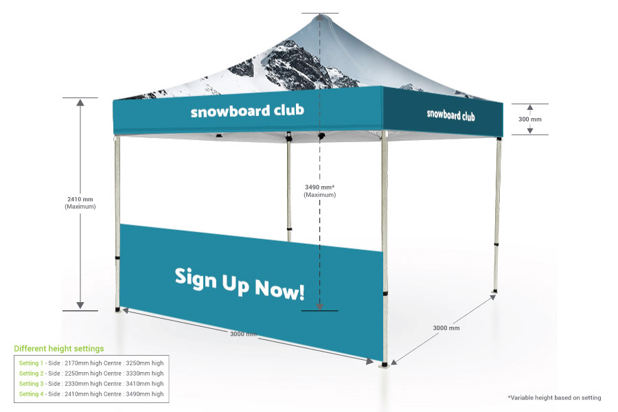 Economy Pop up Work Tent 1 4 x 1 4 x 2m