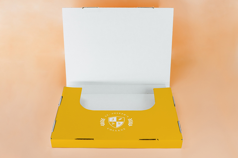 White Clay Coated Custom Printed Flat Mailing Box - 312mm W x 225mm D x 26mm H