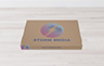 Kraft Custom Printed Flat Mailing Box - 312mm W x 225mm D x 26mm H