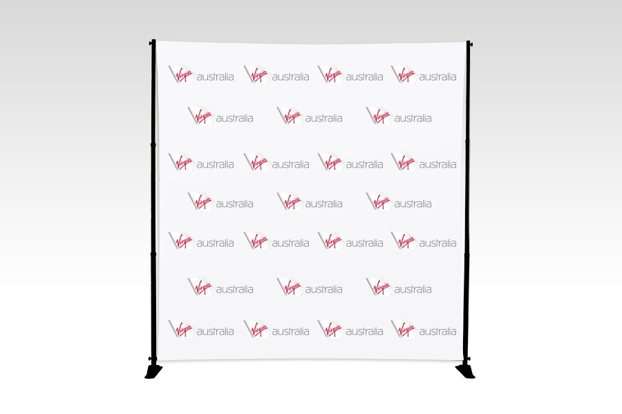 Media Wall Adjustable Size Frame Changeable Banner Easy Signs