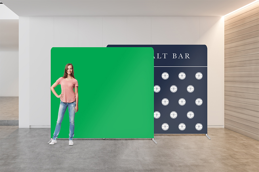 Green Screen Chroma Key Backdrop - 2440mm W x 2210mm H