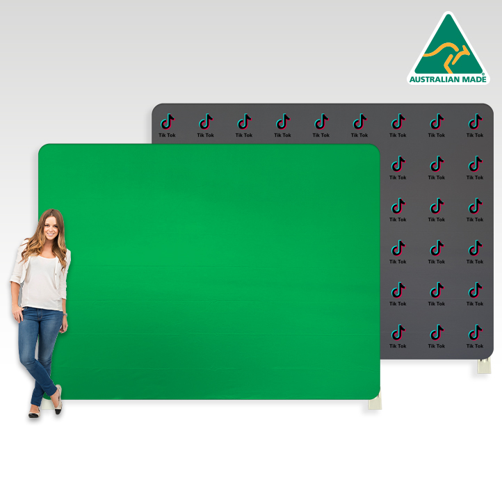 How do you select and use a Green Screen Chroma Key Backdrop?