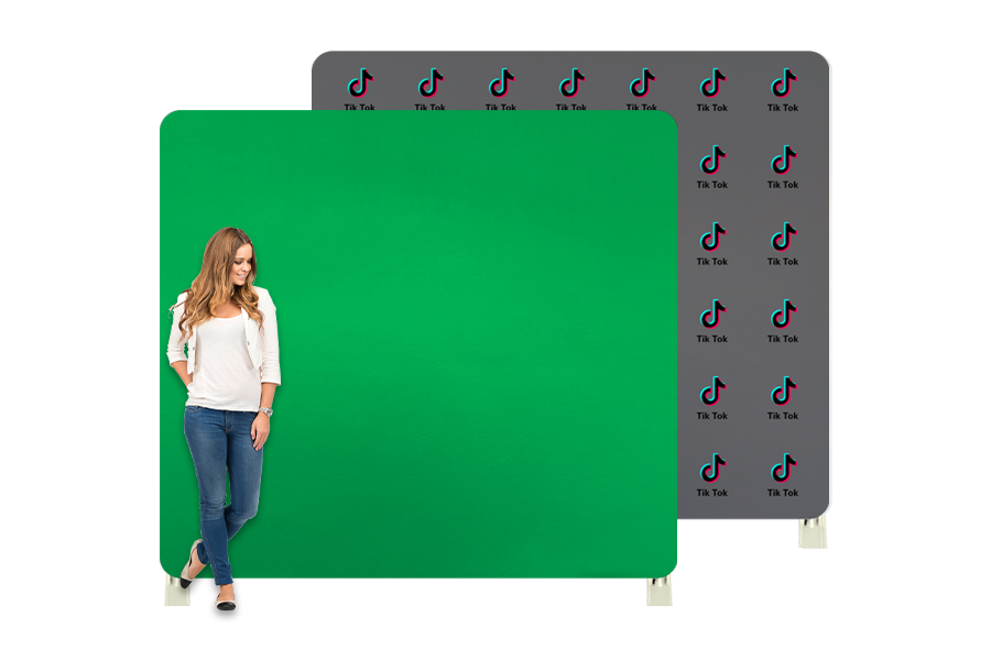 Green Screen Chroma Key Backdrop - 2440mm W x 2210mm H