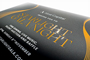Standard Size Invitations with Velvet Soft Touch Laminate and Spot Gloss UV Coating