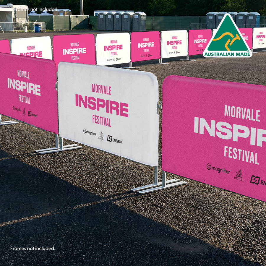 Interlocking Crowd Control Barrier Covers