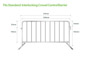 Cover for your existing Interlocking Crowd Control Barrier or Temporary Fencing Frame