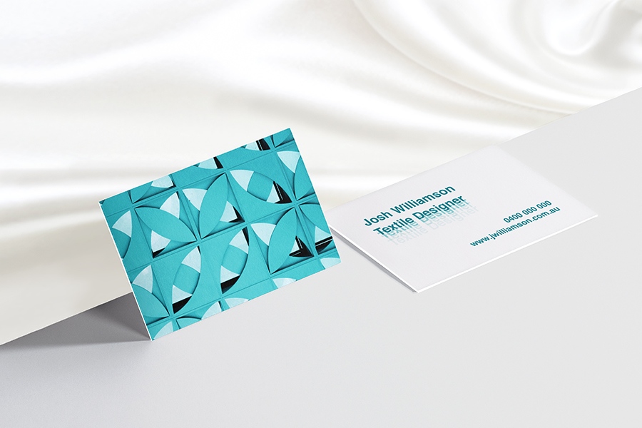 420gsm Luxury Full Colour Double Sided Business Cards with Velvet Soft Touch Lamination
