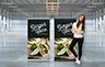 Luxury Pull Up Banner - 850mm W x 1500mm H