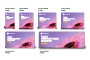 Straight Stretch Fabric Media Wall sizes