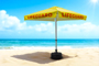 Full Colour Printed Market Umbrella with Heavy Duty Base and Water Bag