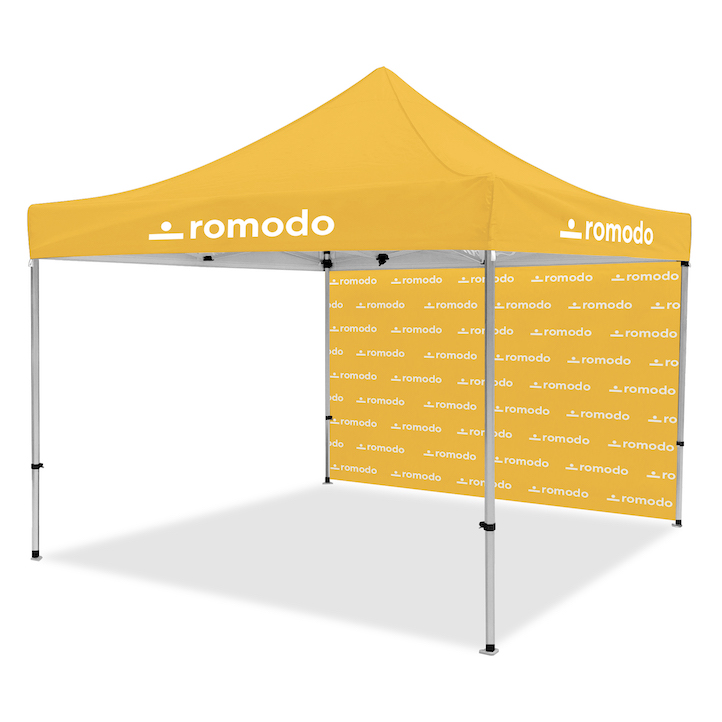 Pop Up Gazebo with Printed Canopy and Walls