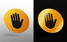 Premium Prismatic Yellow On Custom Stickers