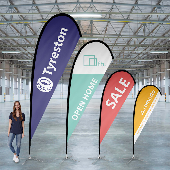 Teardrop Banner Flags - Made in Australia