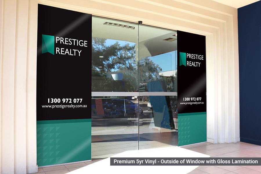Premium Window Graphics for Real Estate