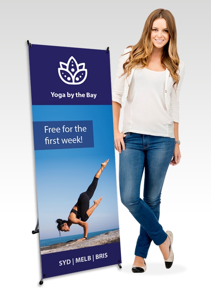 X Banner Stand with Full Colour Print