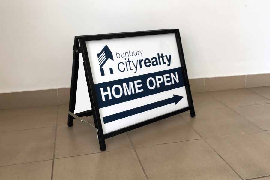 Real Estate A Frame Alternative to Endurosign A Frame Easy Signs