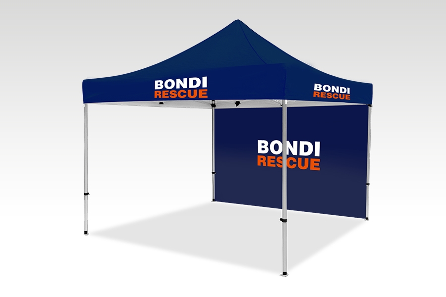 Pop Up Gazebo with Printed Canopy and Walls (3m x 3m)