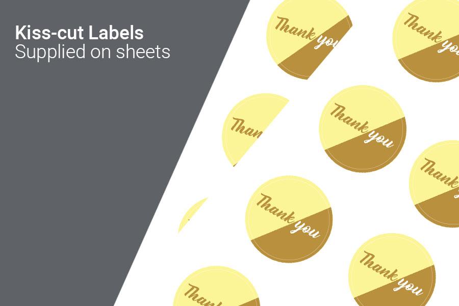 Labels printed in 24 hours - Easy Signs