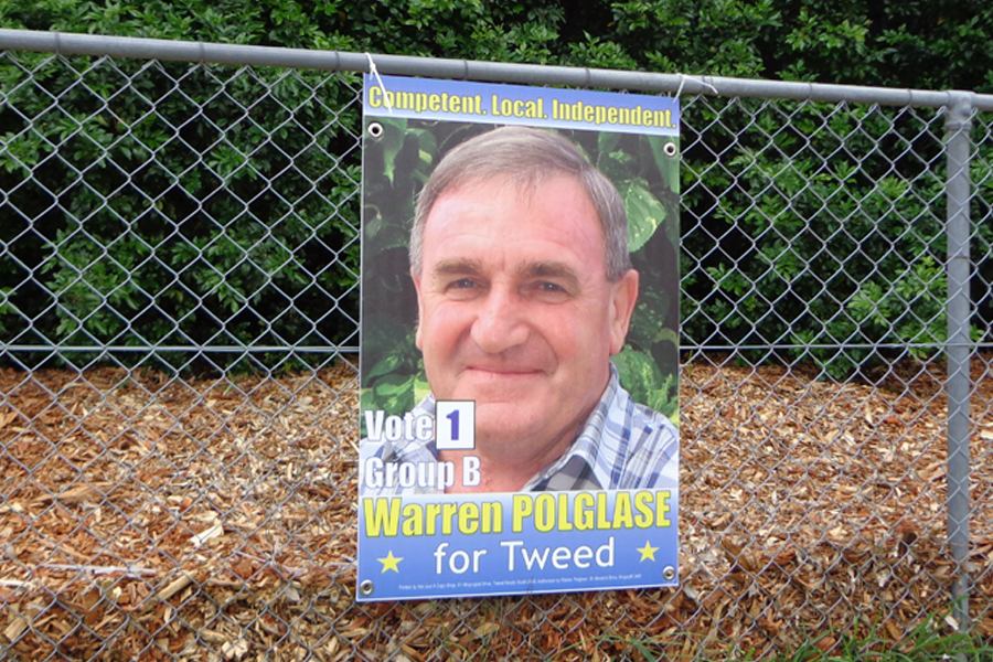 Plastic Election Banners - Easy Signs