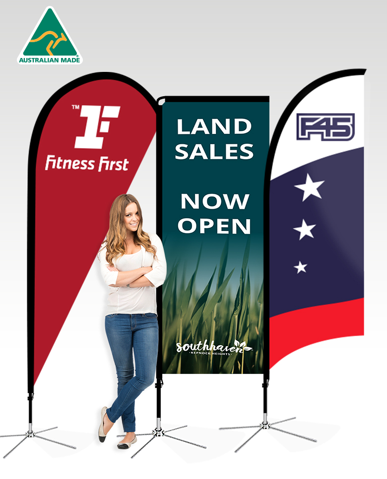 Replacement Teardrop Bow Banner Flags Easy Signs