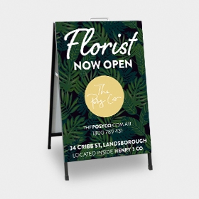 A-Frame with Full Colour Digital Print & Lamination