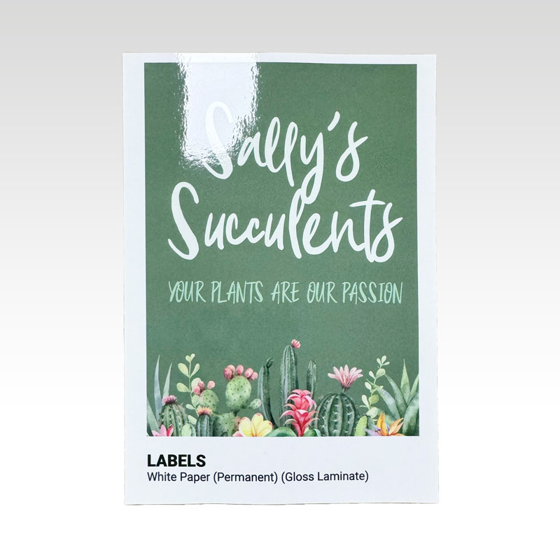 White Paper Permanent (Gloss Lam)