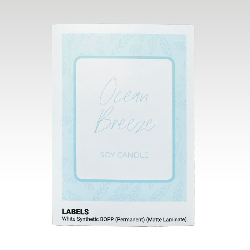 White Synthetic BOPP Permanent (Matte Lam)