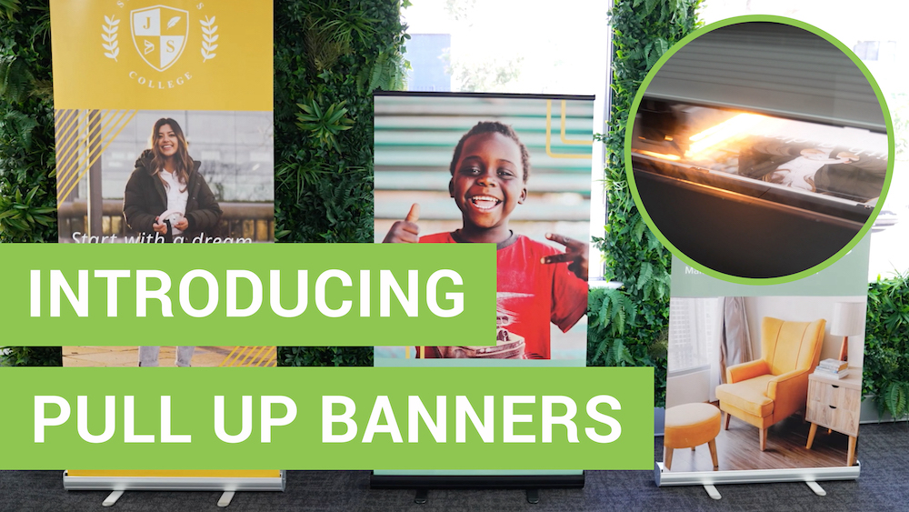 Frameless Pull Up Banners